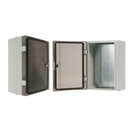 Шкаф герметичный 260 прозрачная дверь IP65