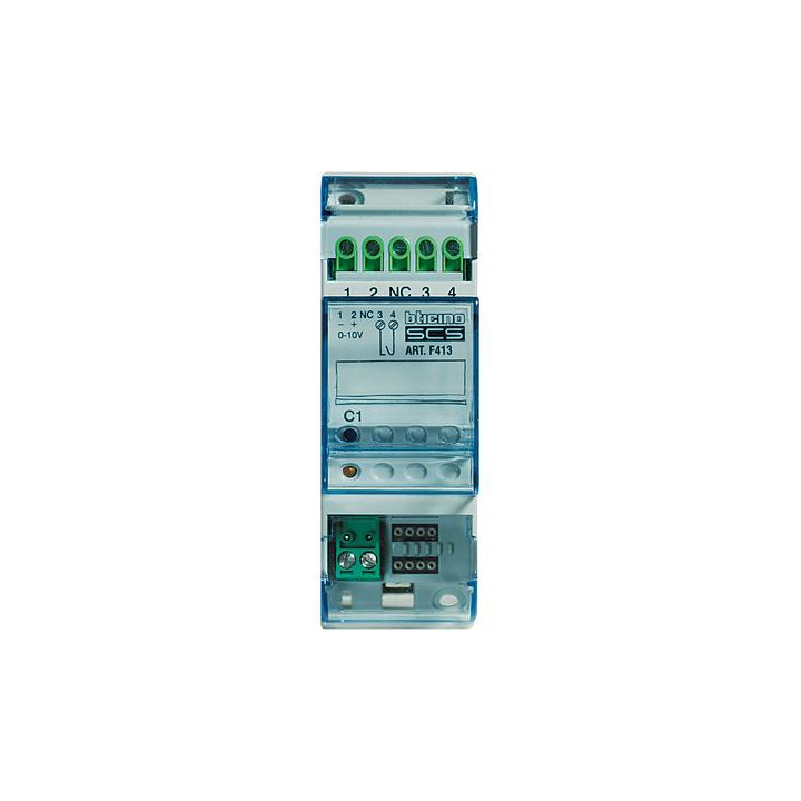 Bticino DIN dimmers fluorescento un LED lampām 1-10V