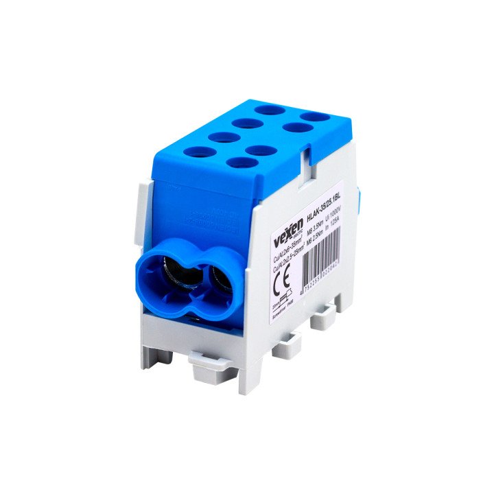 HLAK terminal Al/Cu 2×35-2×25 mm zils