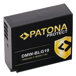 Patona PT12865 Battery 1000mAh Li-Ion Protect (Replacement for Panasonic DMW-BLG10E)