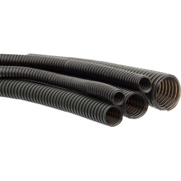 PAWBOL gofrēta caurule melna PE 12/9mm, 100m