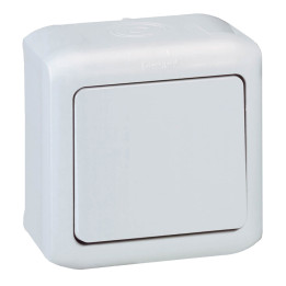 Forix tasterslēdzis IP44, 6 A, pelēks