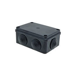 S-BOX nozarkārba IP65 120x80x50mm UV, melna