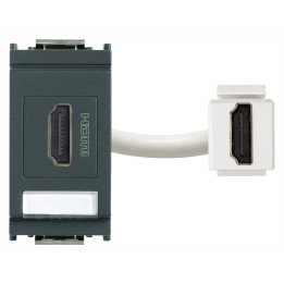VIMAR HDMI 2.1b разъем, серый