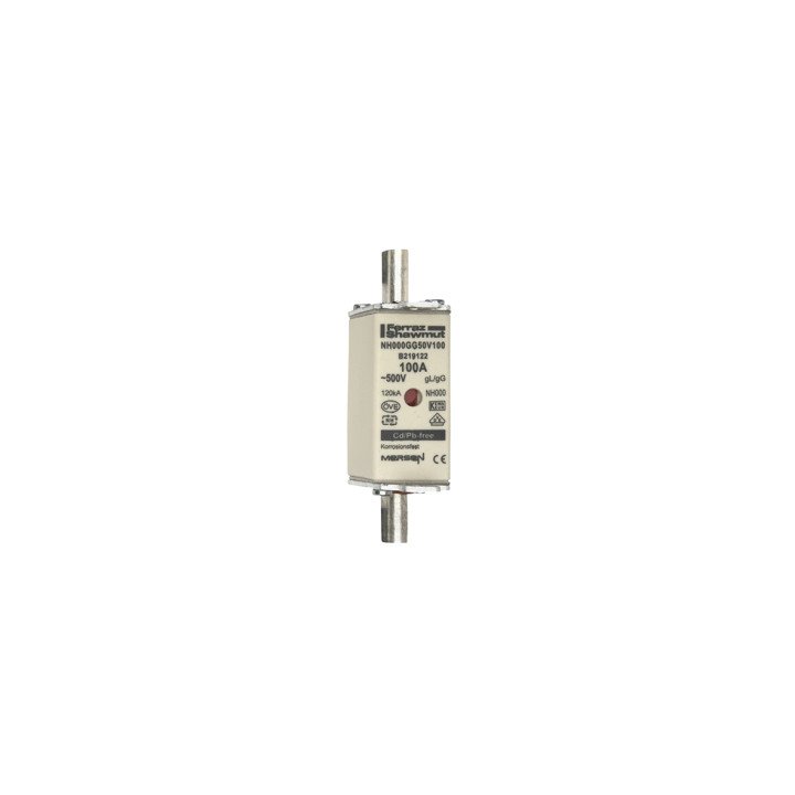 Предохранитель Mersen NH 100A с двойными индикаторами