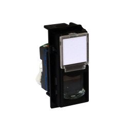 Living Now rozetne RJ45 CAT6 melna