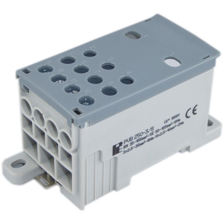 PVB 250-3/8 fāžu sadalītājs Al/CU