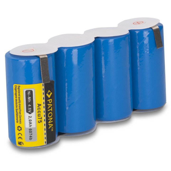 Patona PT6074 Battery Gardena 4.8V 2000mAh Ni-Mh