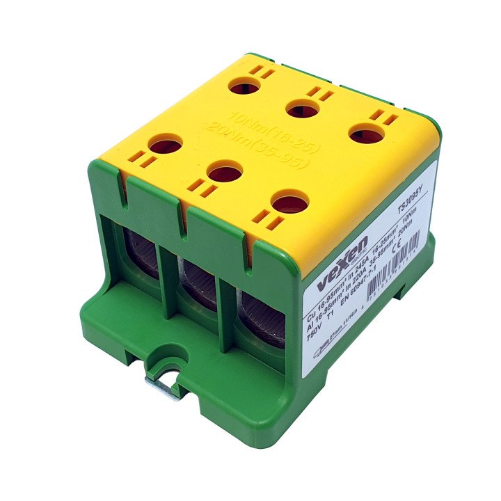 VEXEN TS3095Y PEN kombinēts klemmbloks 16-95mm²
