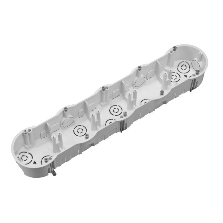 Reģipša nozarkārba 5-vietīga d68/46 balta