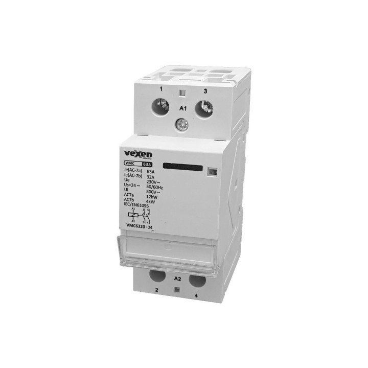 VEXEN VMC6320-24 modulārais kontaktors 63A 24V