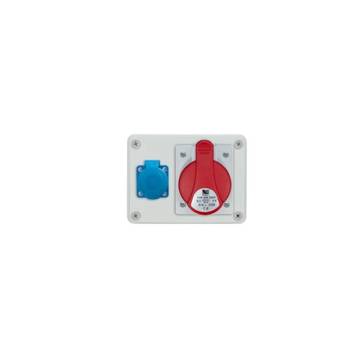 R-BOX 150 ligzdu sadalne 1×32A/5p 1×230V IP44