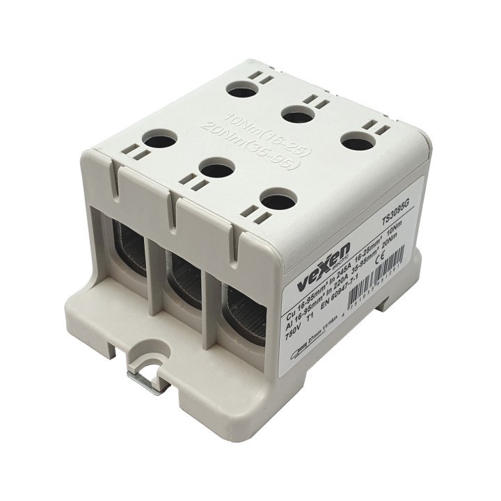 VEXEN TS3095G L fāzes klemmbloks 16-95mm²