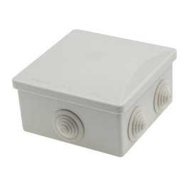 S-BOX коробка IP44, 80×80×40mm, серая