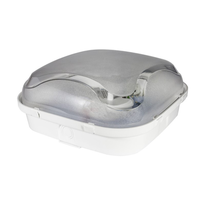 Lamp housing PANDA Karo LED 13W white ring,transpa