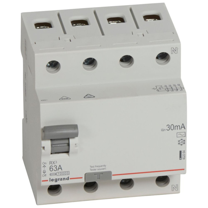 Legrand RX УЗО 4П 63А 30мА