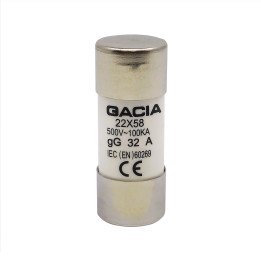 22x58 gG 32A цилиндрический предохранитель 500VAC
