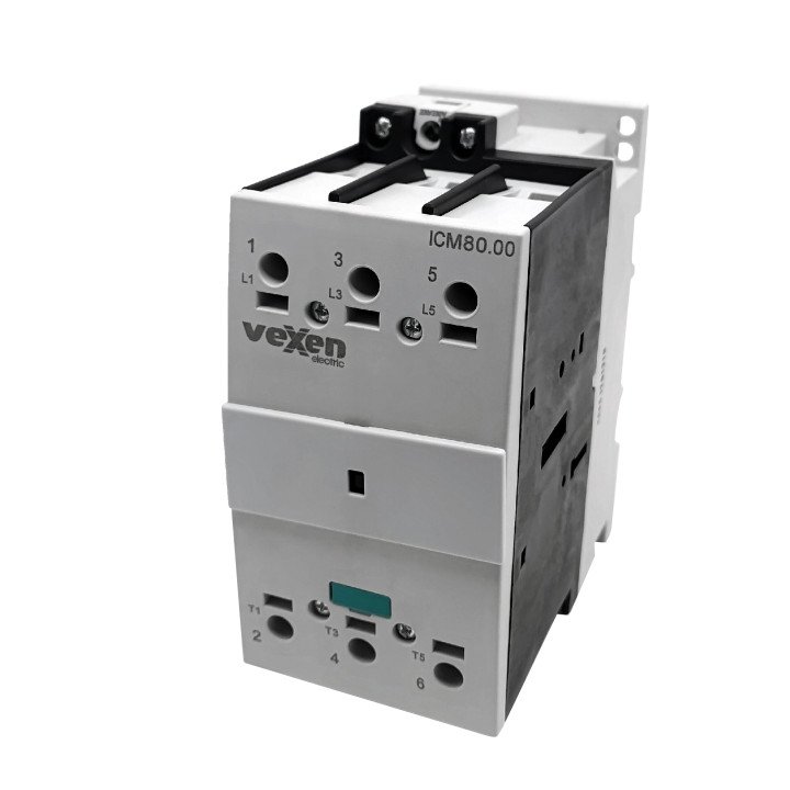 ICM80.00 motora kontaktors 80A, 37kW, 3NO, 230VAC
