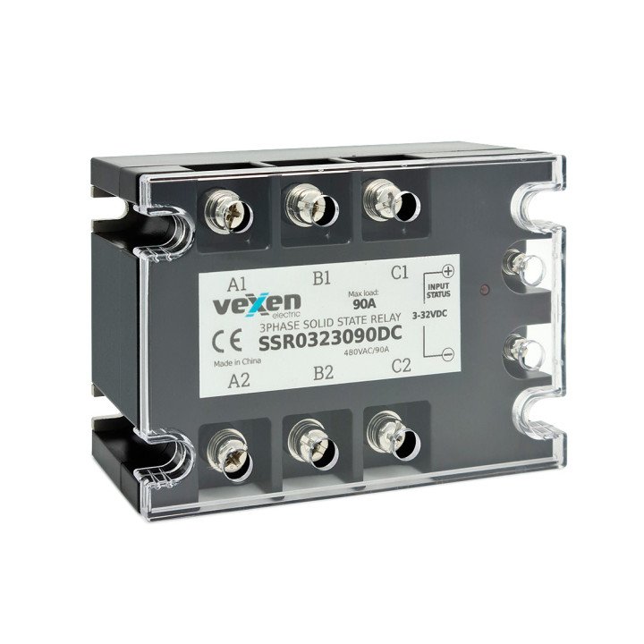 VEXEN твердотельное реле 3NO, 90A, 3-32VDC