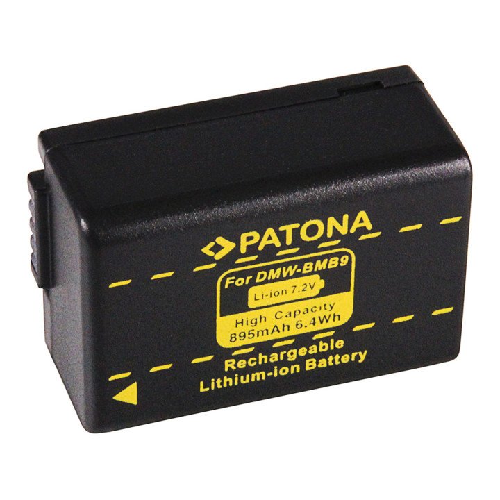 Patona PT1092 Replacement Battery for Panasonic DMW-BMB9 895mAh Li-Ion