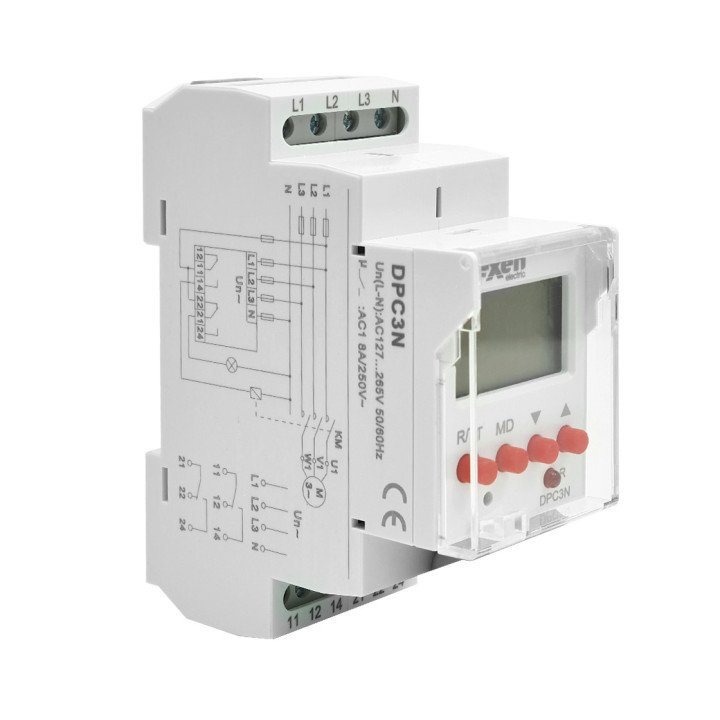 DPC3N Цифровое реле контроля напряжения 3LN 2CO 10A AC230V