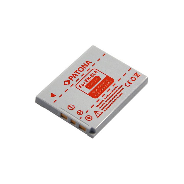 Patona PT1039 Battery for Nikon EN-EL8 600mAh Li-Ion