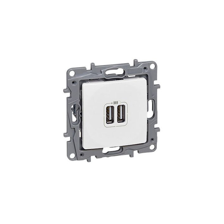 Legrand Niloe USB розетка 2x 2.4А белый