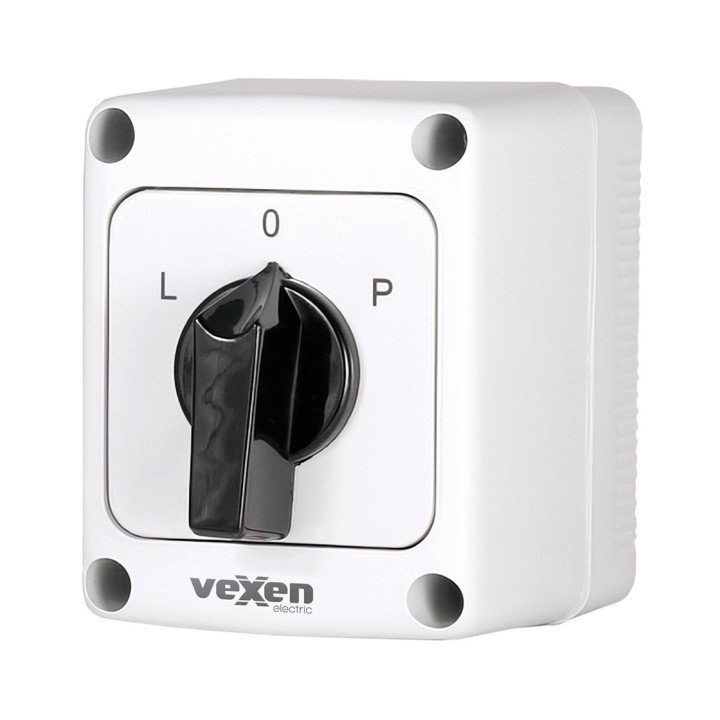 VEXEN PNGRS2511 реверсивный переключатель L-0-R 3P 25A IP65