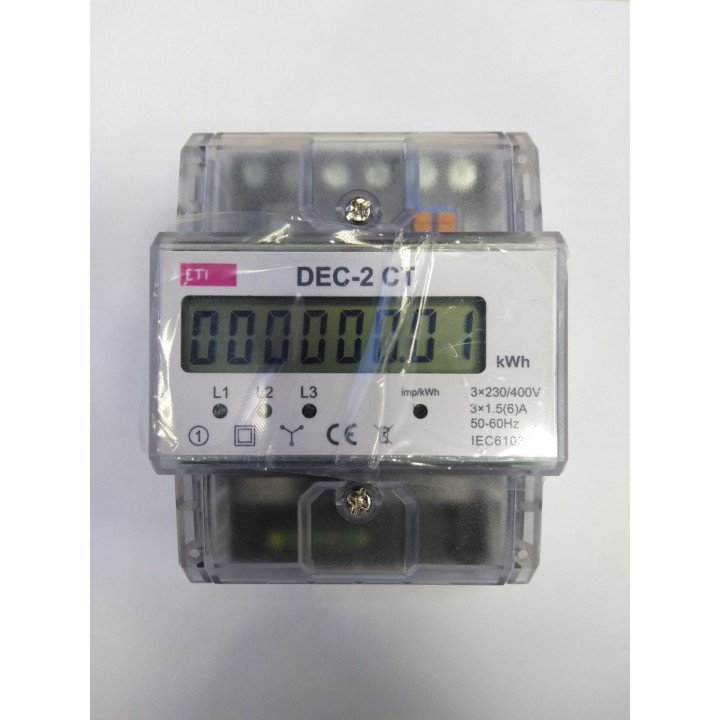 ETI DEC-2CT elektroenerģijas skaitītājs