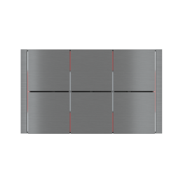 Ekinex plāksne FF 86x126 mm titāns metāls EK-FOR-GBS