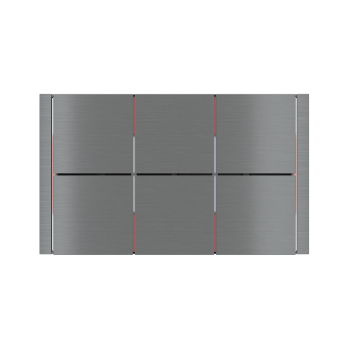 Ekinex plāksne FF 86x126 mm titāns metāls EK-FOR-GBS