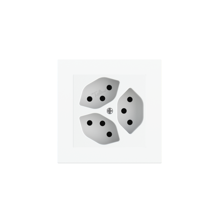Ekinex plāksne Proxima 60x60 mm Pure white metāls EK-PQA-F-LAR