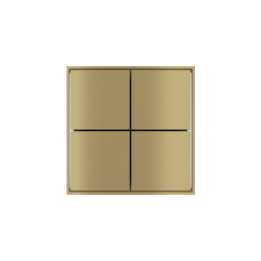 Ekinex plāksne Form/Flank/NF 40x40 mm misiņš metāls EK-TQQ-GBB