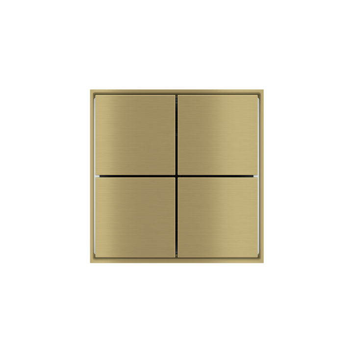 Ekinex plāksne Form/Flank/NF 40x40 mm misiņš metāls EK-TQQ-GBB