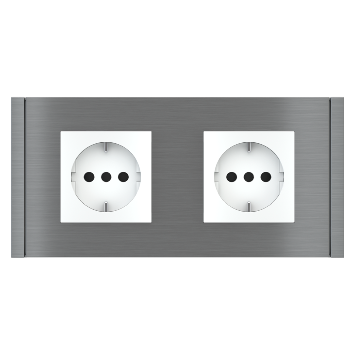 Ekinex plāksne Form/Flank/NF 80x151 mm titāns metāls EK-P2E-GBS
