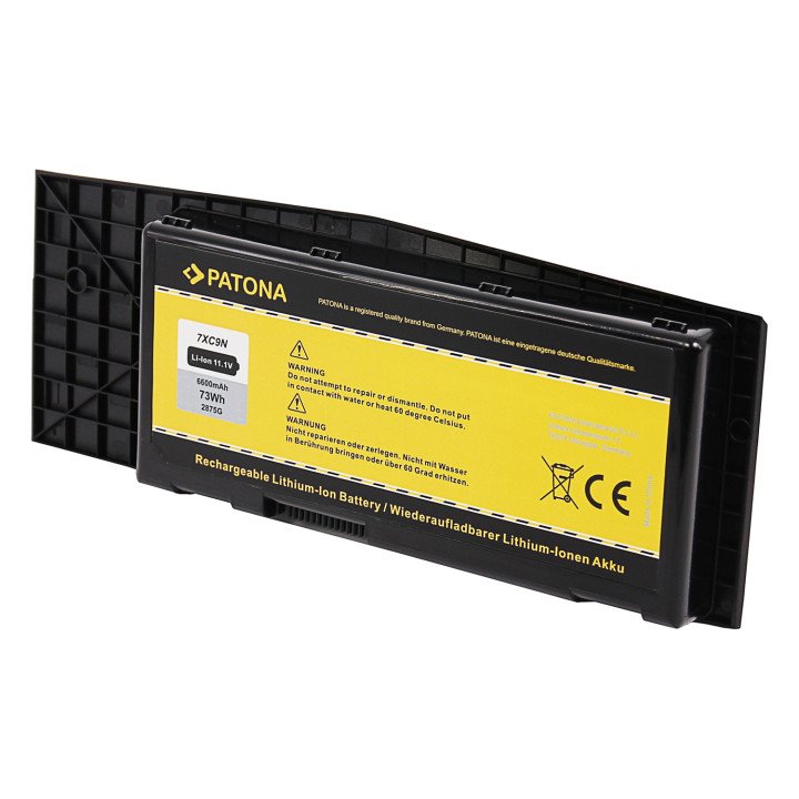 Patona PT2875 Laptop Battery for Dell Alienware M17X 6600mAh 11.1V Li-ion