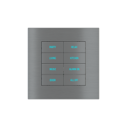 Ekinex plāksne 20venti 98x98 mm titāns metāls EK-SQS-GBS