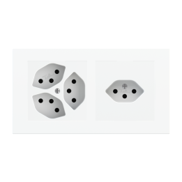 Ekinex plāksne Proxima 60x60 mm Pure white metāls EK-P2A-FF-LAR