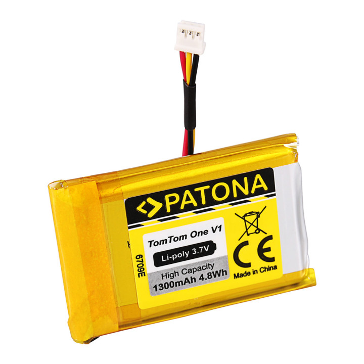 Patona PT6709 Battery for TomTom ONE V1 1300mAh Li-Pol 3.7V