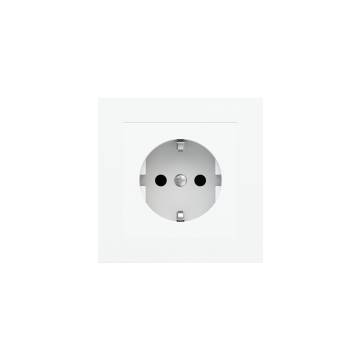 Ekinex накладка Form/Flank/NF 80x80 mm белый пластик EK-PQG-GAA