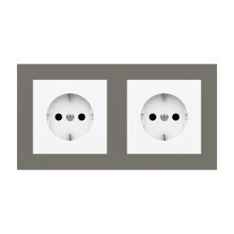 Ekinex plāksne Form/Flank/NF 80x151 mm pelēks Fenix NTM EK-P2E-FGL