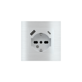 Ekinex plāksne 20venti 87x87 mm metāls EK-DQG-GBQ