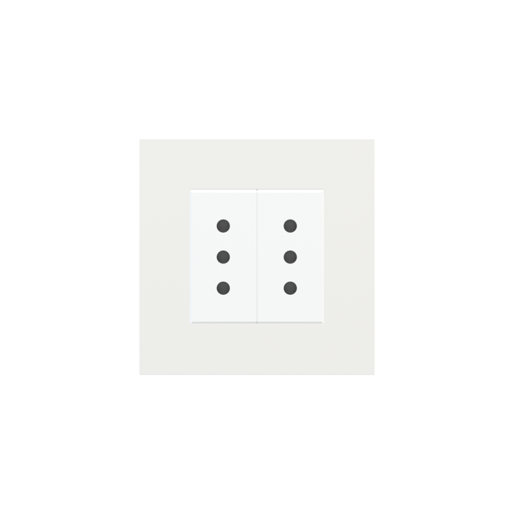 Ekinex plāksne Form/Flank/NF 80x80 mm White Malè Fenix NTM EK-PQP-FBM