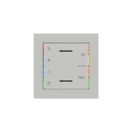 Ekinex plāksne 71 60x60 mm sudrabs plastmasa EK-T1Q-GAG-ET2