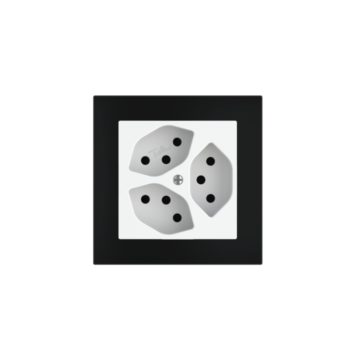 Ekinex plāksne Proxima 60x60 mm melns metāls EK-PQA-F-LAE