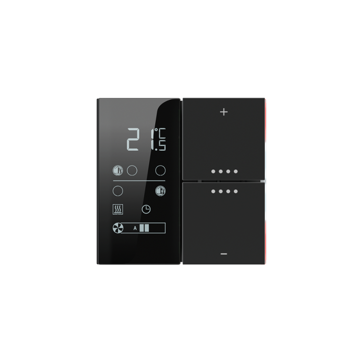 Ekinex plāksne Form/Flank/NF 40x40 mm Black Ingo Fenix NTM EK-TQQ-FNI