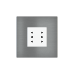 Ekinex plāksne 20venti 98x98 mm titāns metāls EK-SQP-GBS