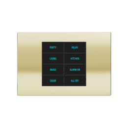 Ekinex plāksne 20venti 87x128 mm Champagne metāls EK-DRG-CHA