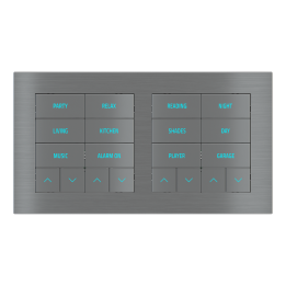 Ekinex plāksne 20venti 87x158 mm titāns metāls EK-D2S-GBS