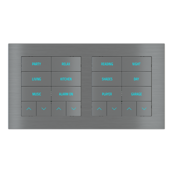 Ekinex plāksne 20venti 87x158 mm titāns metāls EK-D2S-GBS